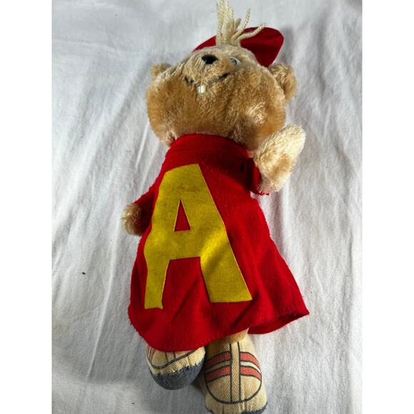1983 Alvin and The Chipmunks CBS Toys Vintage Plush Stuffed Animal Toy 12" Nice - Picture 5 of 16